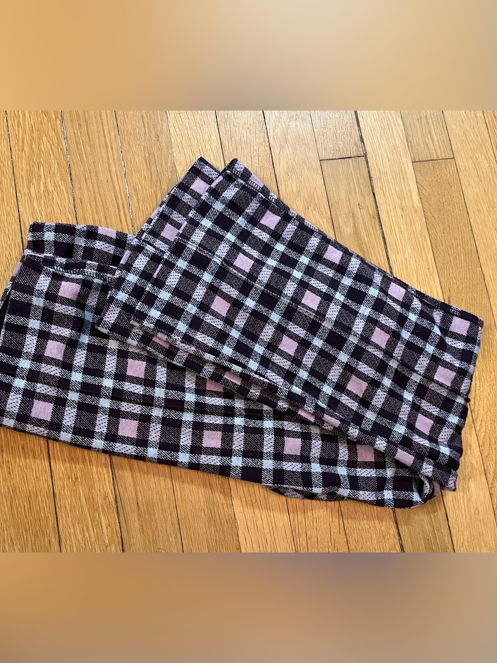 Maeve Anthropologie Plaid Knit Pull On Pants Size Small